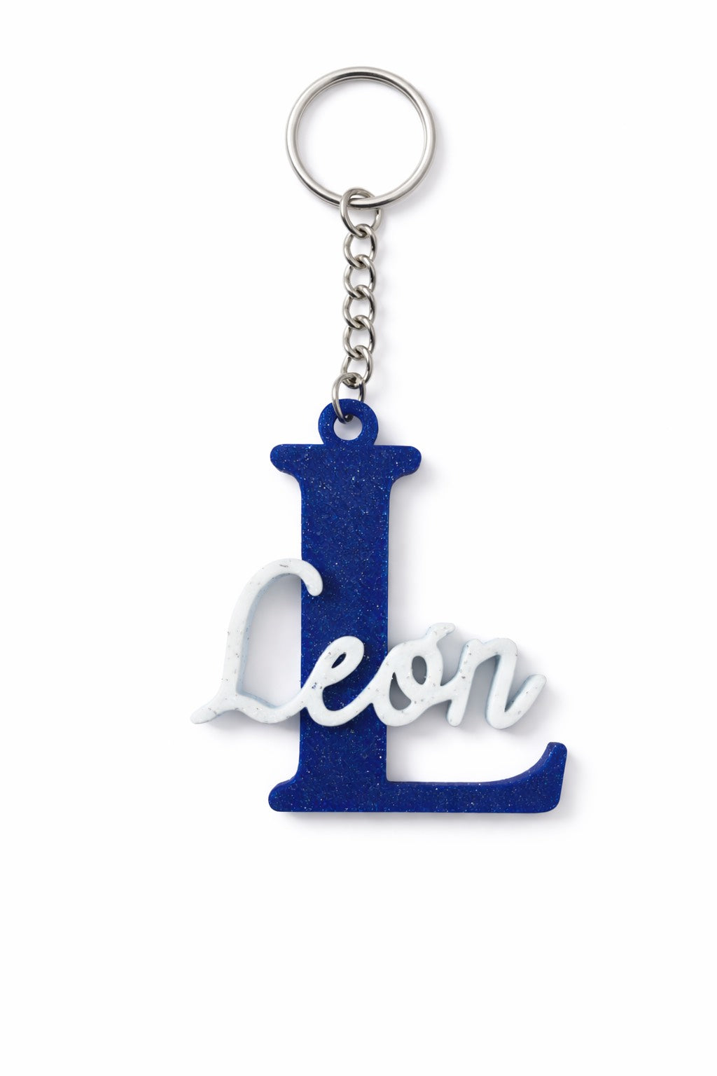 Llavero personalizado con tu inicial y nombre