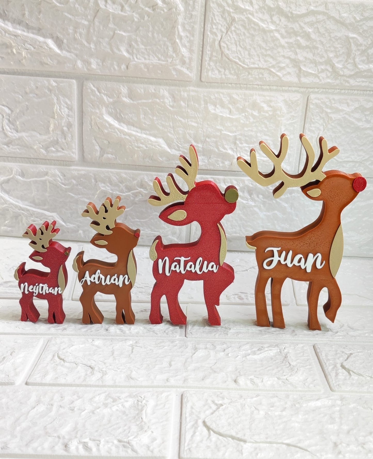 Renos personalizados con nombre