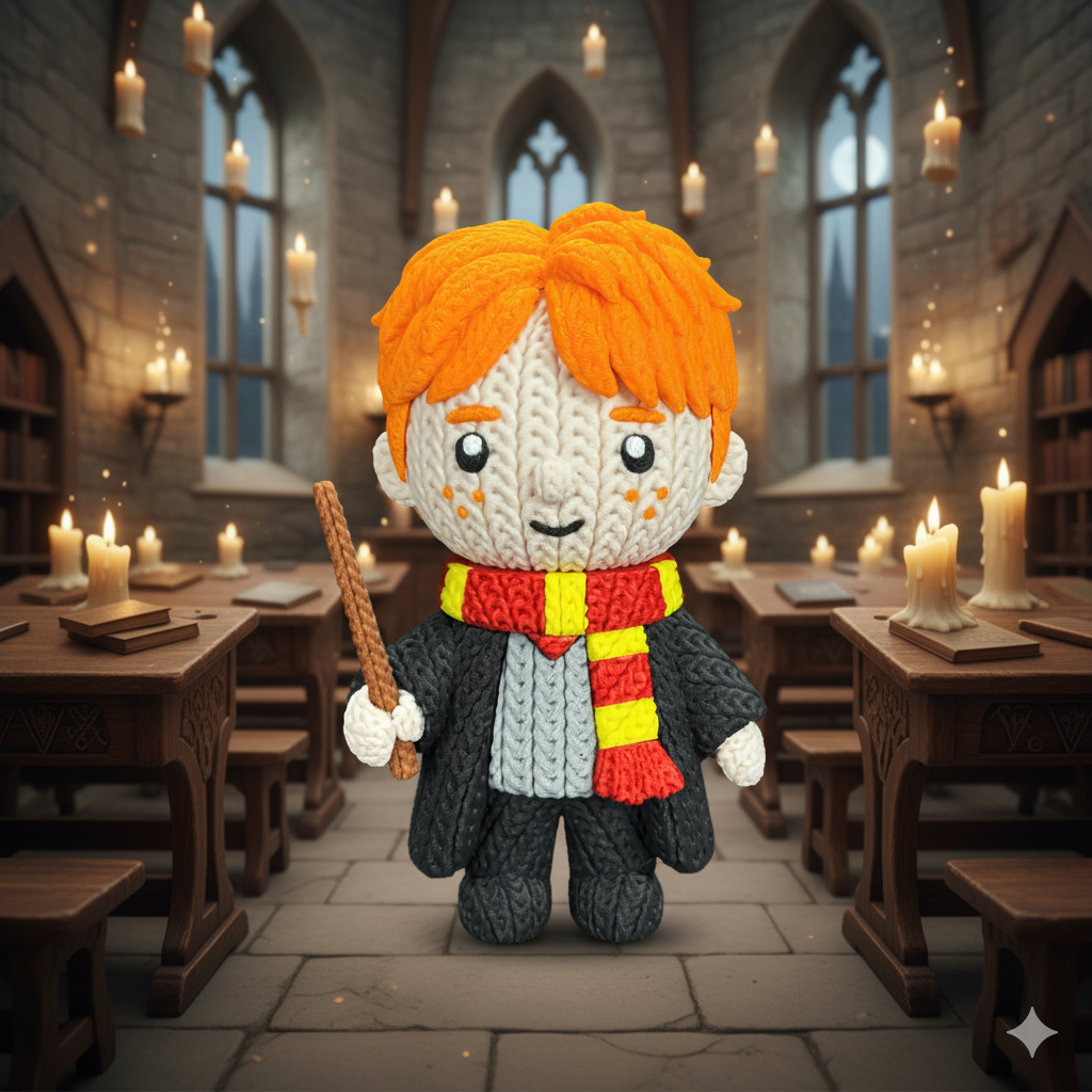 Figura Ron Weasley 3D