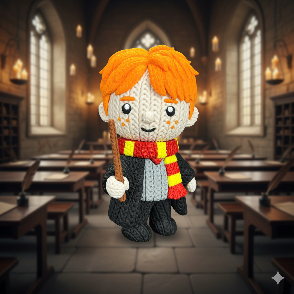 Figura Ron Weasley 3D