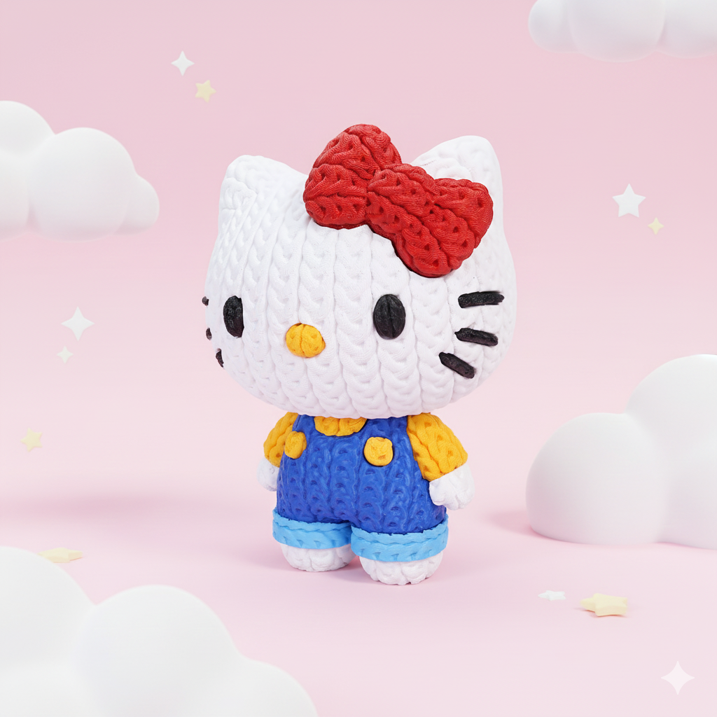 Figura Hello Kitty 3D