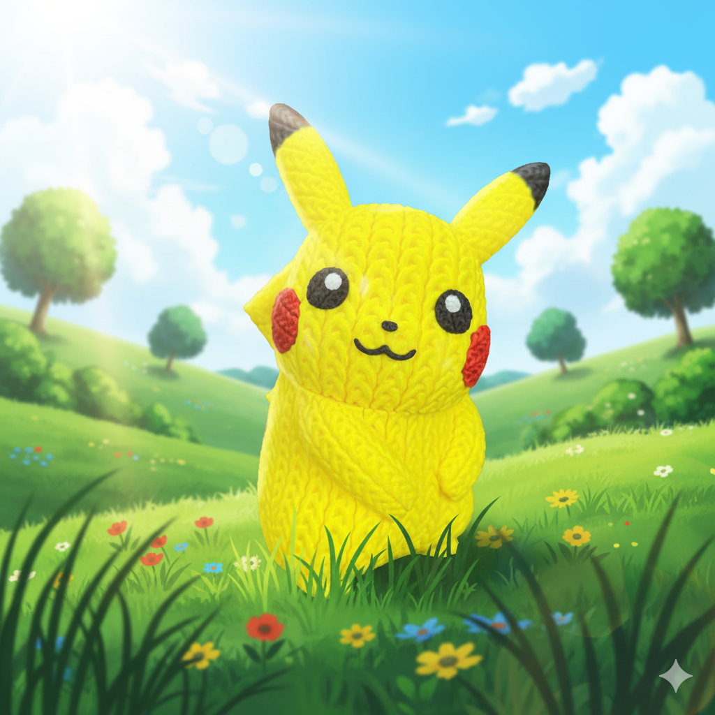 Figura Pickachu 3D
