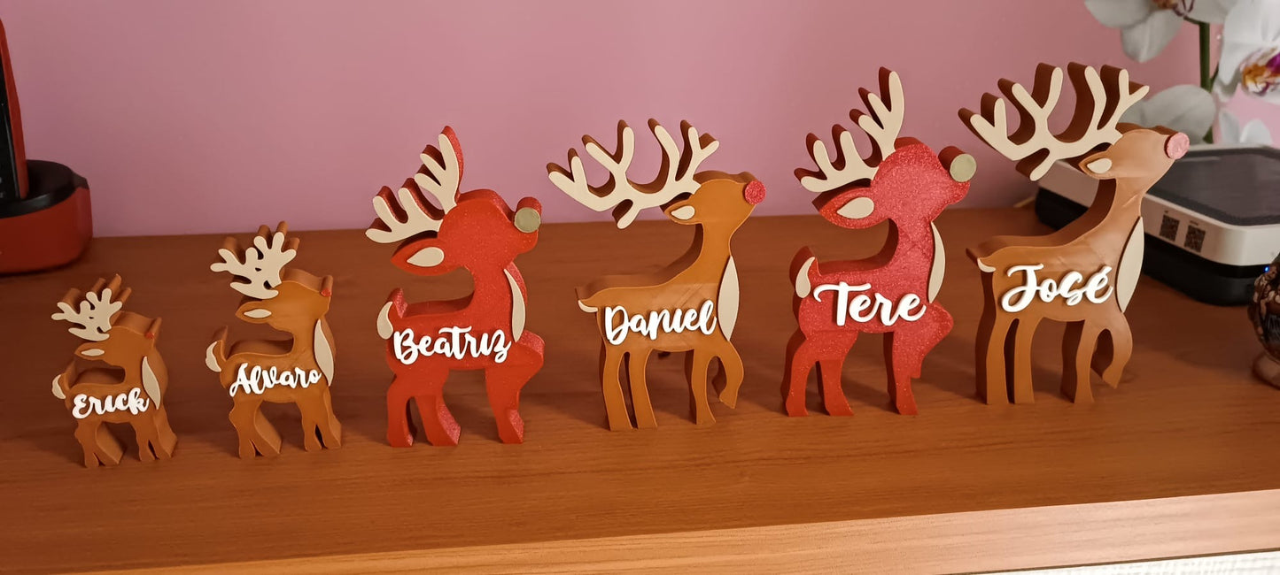 Renos personalizados con nombre