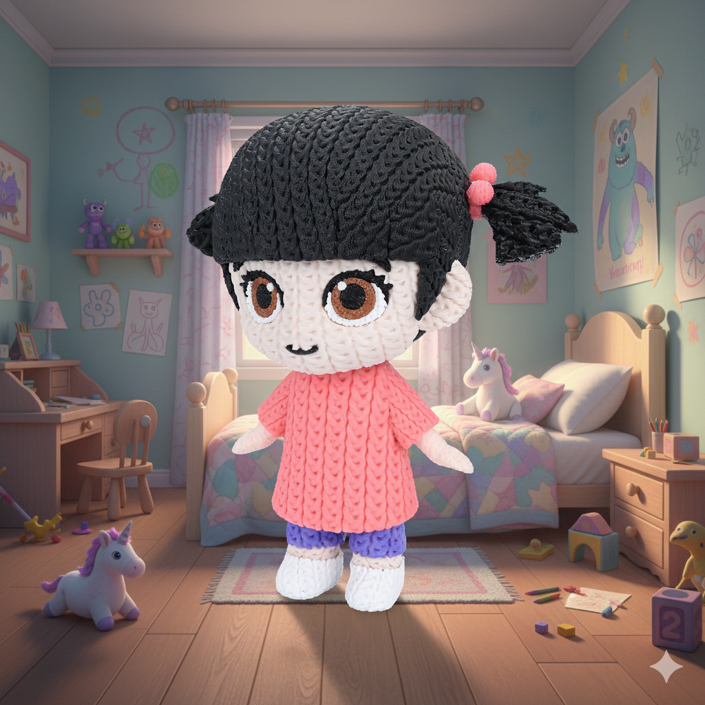 Figura Boo 3D (Monstruos S.A)