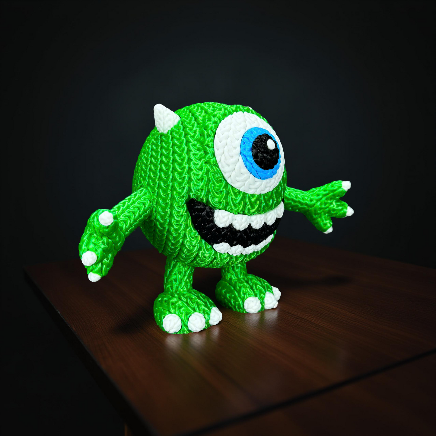 Figura Mike Wazowski 3D (Monstruos S.A)