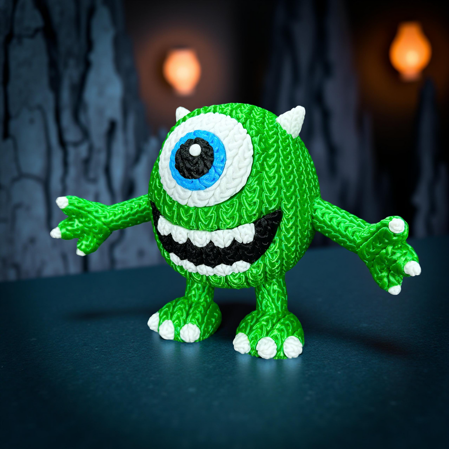 Figura Mike Wazowski 3D (Monstruos S.A)