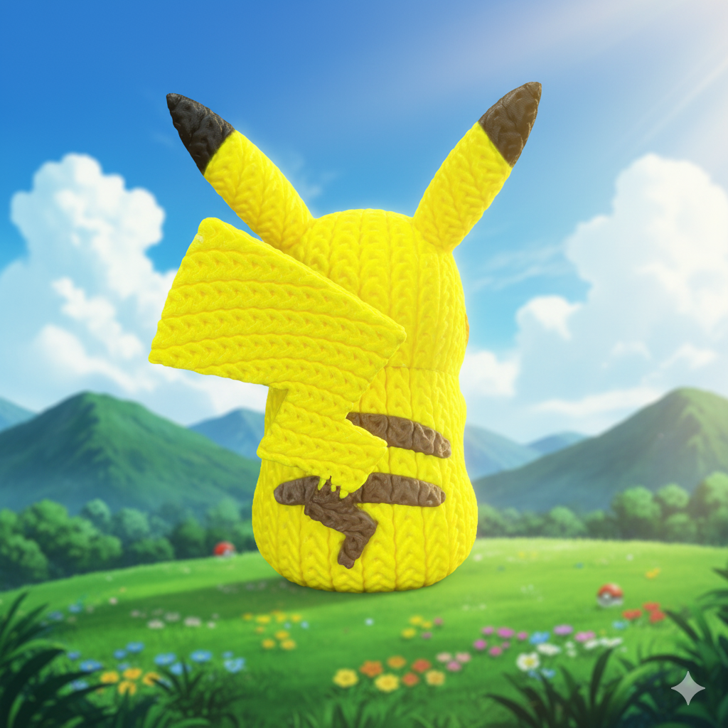 Figura Pickachu 3D