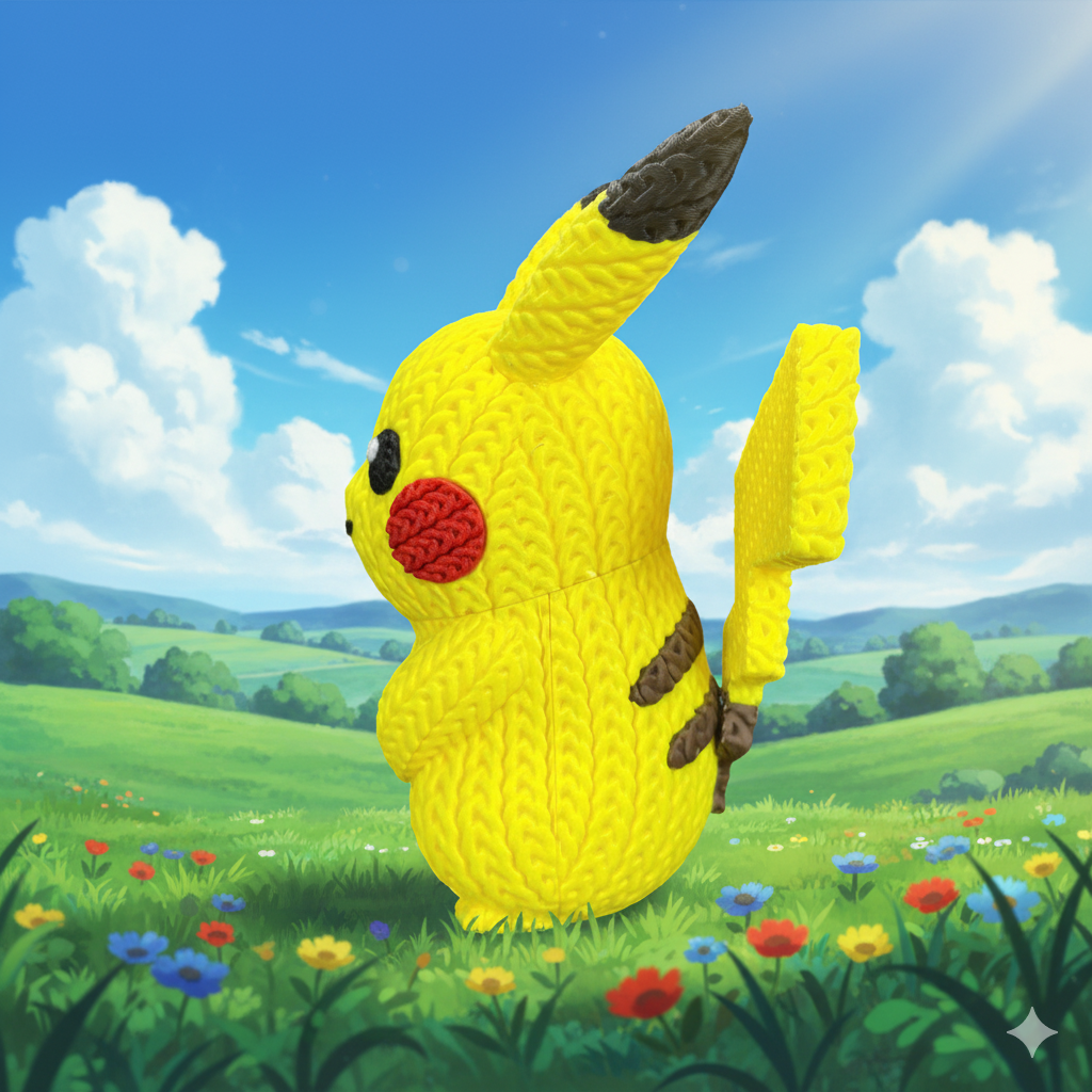 Figura Pickachu 3D