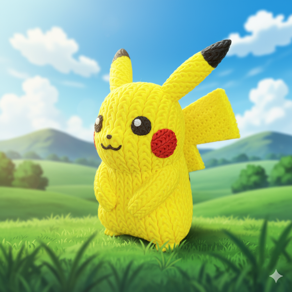 Figura Pickachu 3D