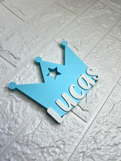 Corona decorativa personalizada