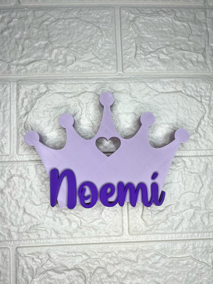 Corona decorativa personalizada