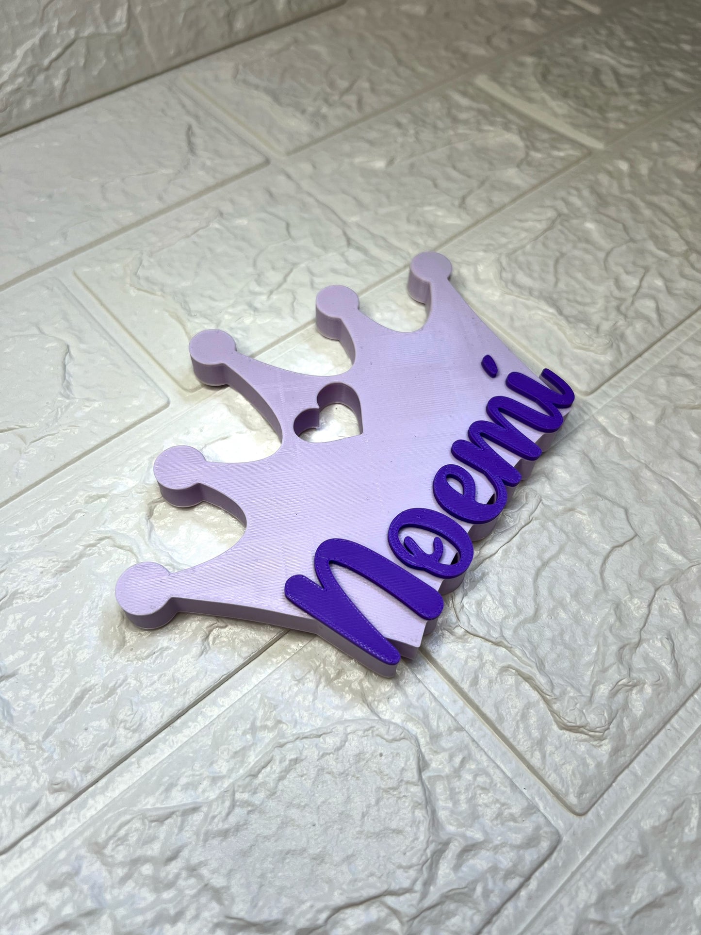 Corona decorativa personalizada