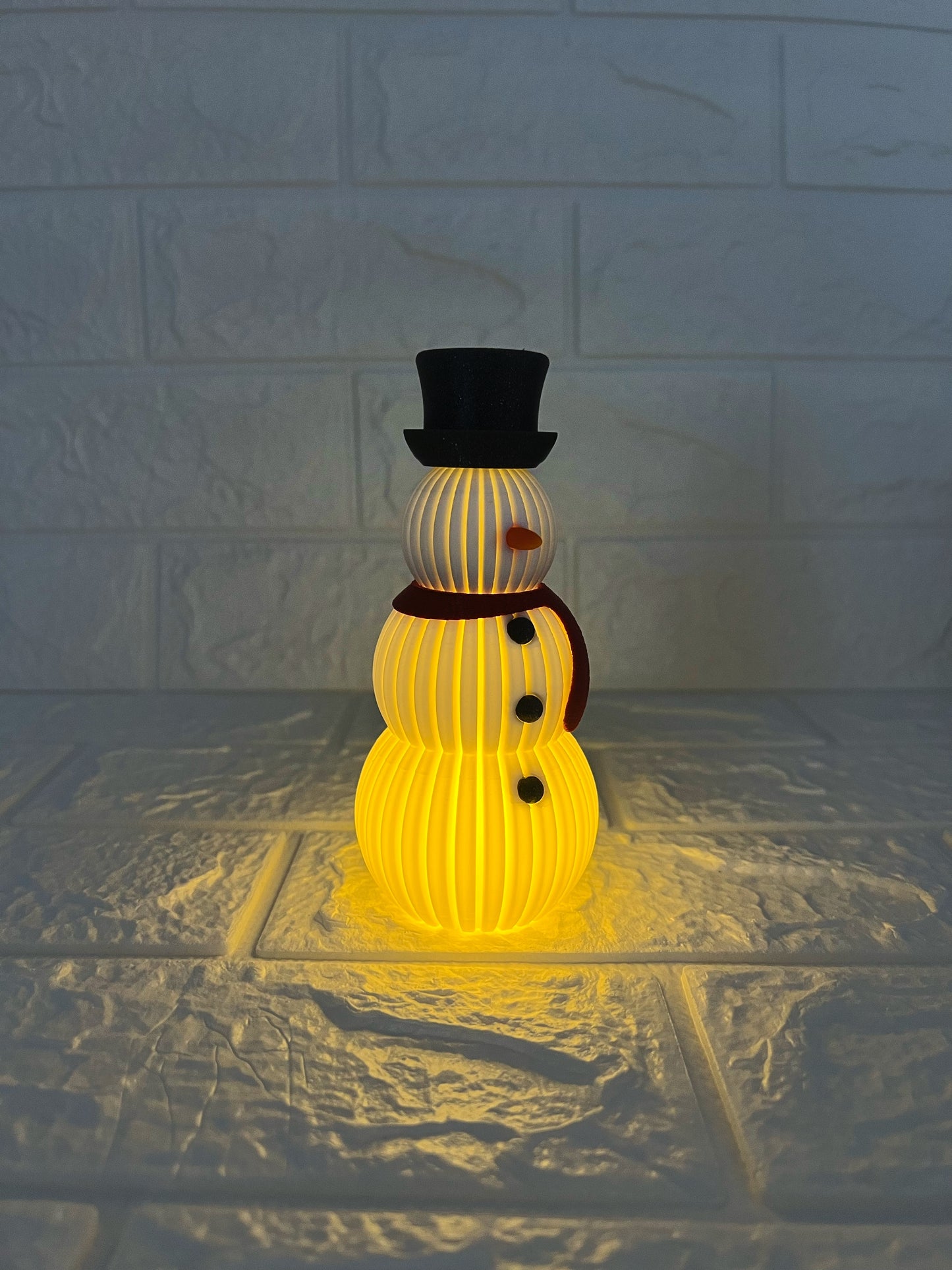 Muñeco de nieve decorativo led