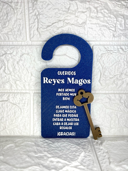 Colgador puerta llave mágica
