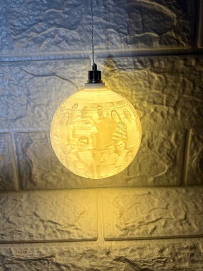 Bola de Navidad personalizada con foto