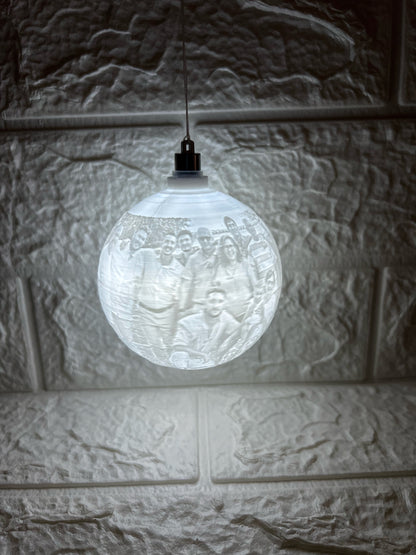 Bola de Navidad personalizada con foto