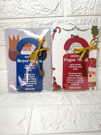 Colgador puerta llave mágica